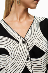 Printed Oversized Top